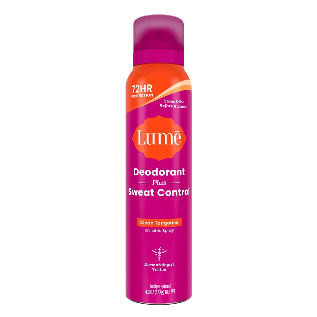 Lume Sweat Control Spray Deodorant Clean Tangerine